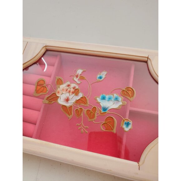 Vintage Gunther Mele 1970's wooden jewelry box. Jewellery . Vintage wooden - Picture 4 of 10